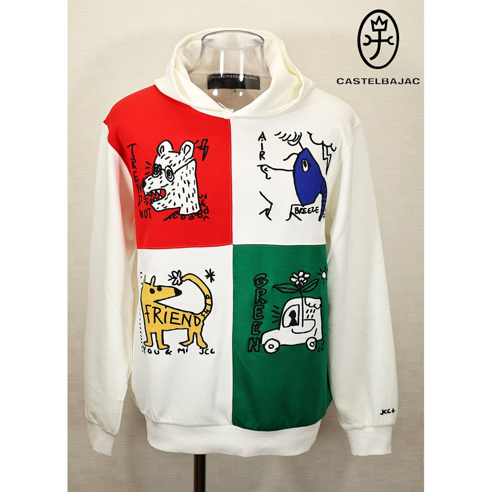 CASTELBAJAC‪☺︎‬レッドパーカー CASTELBAJAC（カステルバジャック） パーカー メンズ ゴルフ ウェア 服