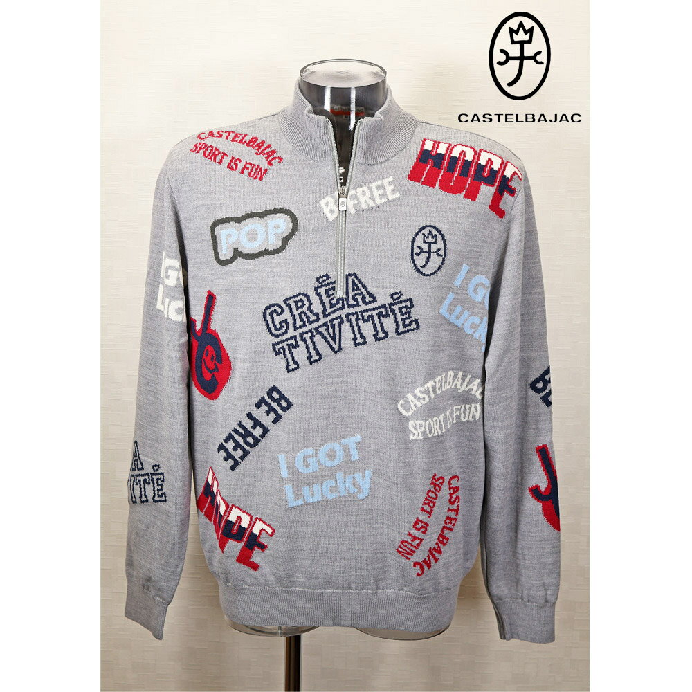 Rakuten - カステルバジャック【25周年*002*】60％OFF・ジップアップセーター＜Lサイズ・LLサイズ＞【*002*】-bb149・bb150