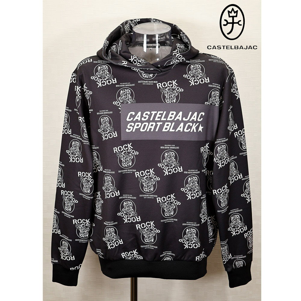 Rakuten - ★2024 秋冬 【25周年*002*】カステルバジャック・50％OFF・【*002*】パーカートレーナー 保温 防寒 裏起毛 ストレッチ ベアー＆ロゴ柄 総柄＜Lサイズ・LLサイズ＞-bb288・bb289