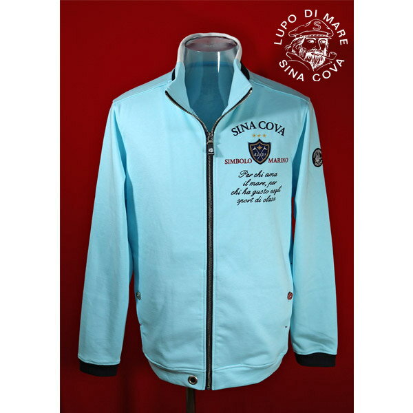 ★シナコバ【*001*】【25周年*001*】＜ 40％OFF＞春夏・トラックジャケット＜Lサイズ＞ペールブルー-ea28（楽天・Guest-One）
