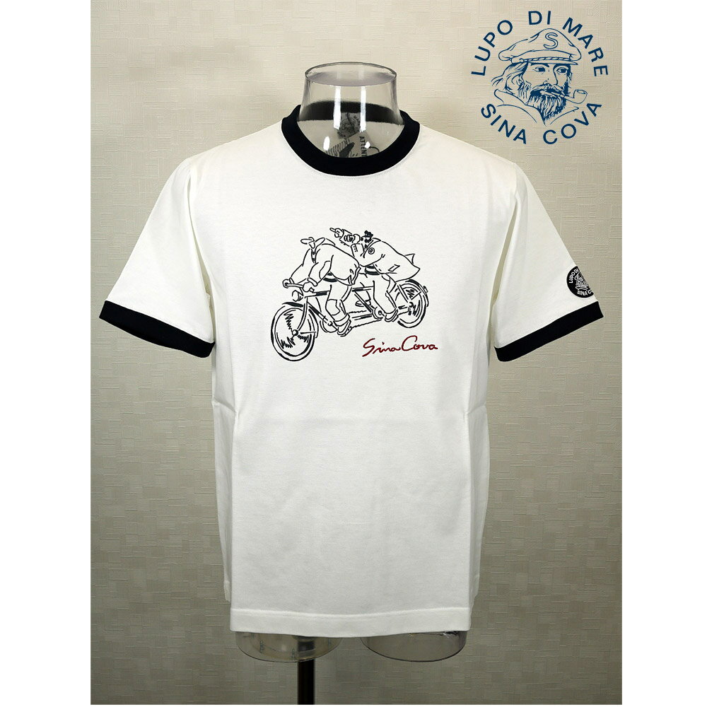 Rakuten - ★シナコバ【*001*】【25周年*001*】＜40％OFF＞春夏半袖Tシャツ＜Mサイズ・Lサイズ＞オフホワイト-ea387・ea388
