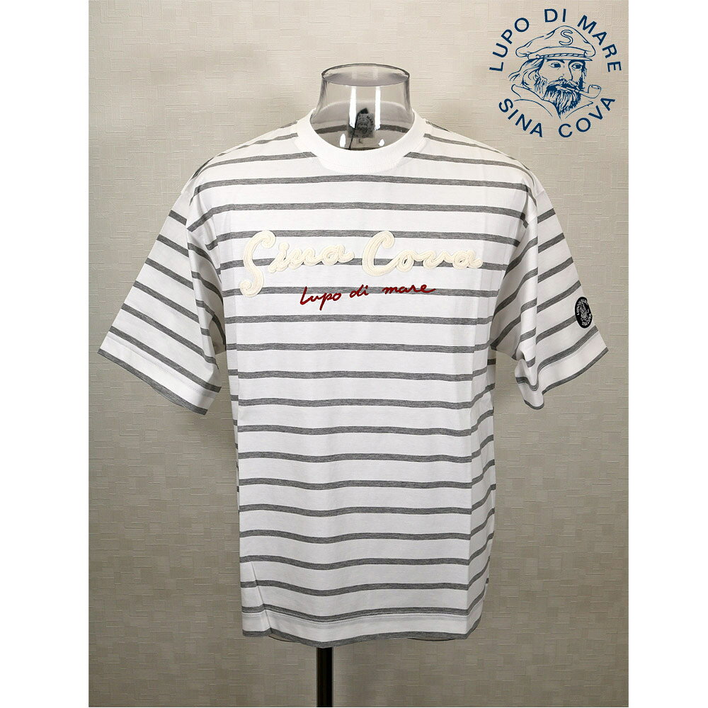 Rakuten - ★シナコバ【*001*】【25周年*001*】＜40％OFF＞春夏半袖Tシャツ＜Lサイズ・LLサイズ＞ホワイト・モクグレー・ボーダー-ea401・ea403