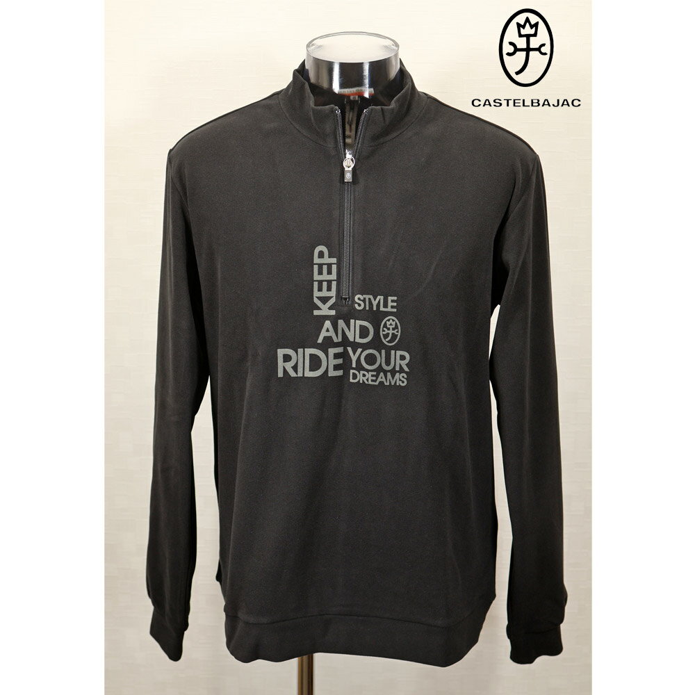 乐天商城 - ★2025 秋冬 新作 カステルバジャック【*002*】30%OFF・両面起毛ストレッチ・ハーフジップシャツ＜Mサイズ・Lサイズ・LLサイズ＞-be119・be120・be121