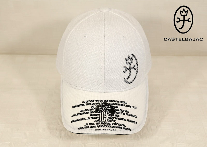 Rakuten - ★2026 春夏 新作 カステルバジャック【*002*】Peメッシュ使い・家紋プリント・スポーツ ゴルフ・カジュアルキャップ-bf70