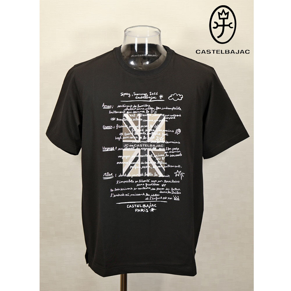 ★2026 春夏 新作 カステルバジャック【*002*】半袖・Tシャツ・ユニオンジャックプリント＜Mサイズ・Lサイズ・LLサイズ＞-bf137・bf138・bf139