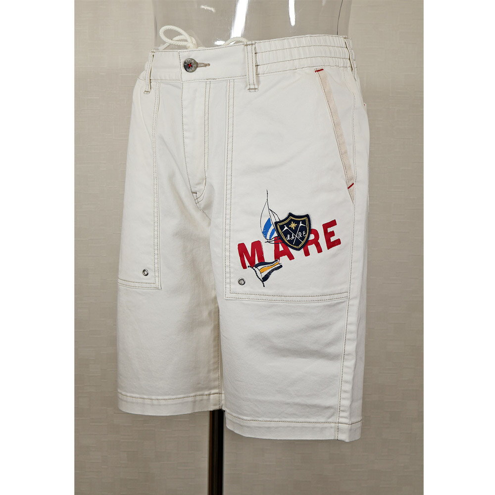 ★シナコバ【*001*】<30%OFF>春夏ショートパンツ<Mサイズ>オフホワイト-ea443