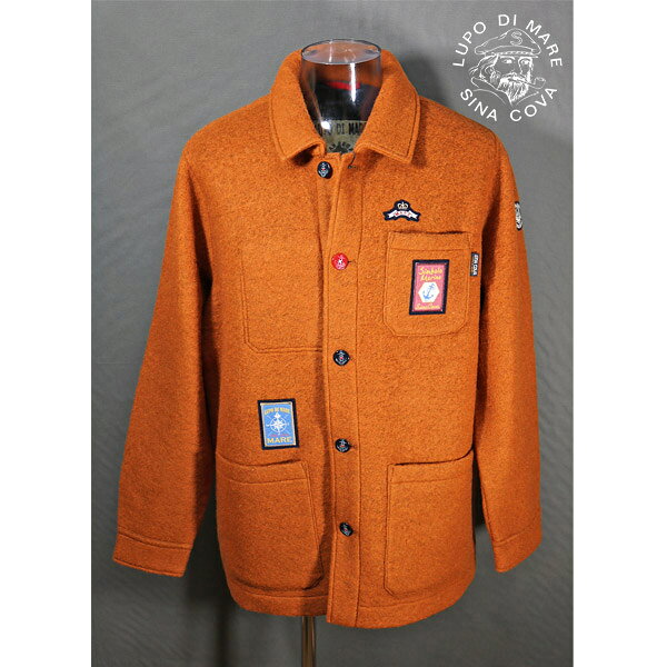 Rakuten - ★シナコバ・秋冬【*001*】【ebee】【*BIG SALE*】＜40%OFF＞カジュアルジャケット＜Lサイズ＞レンガオレンジ-eb43