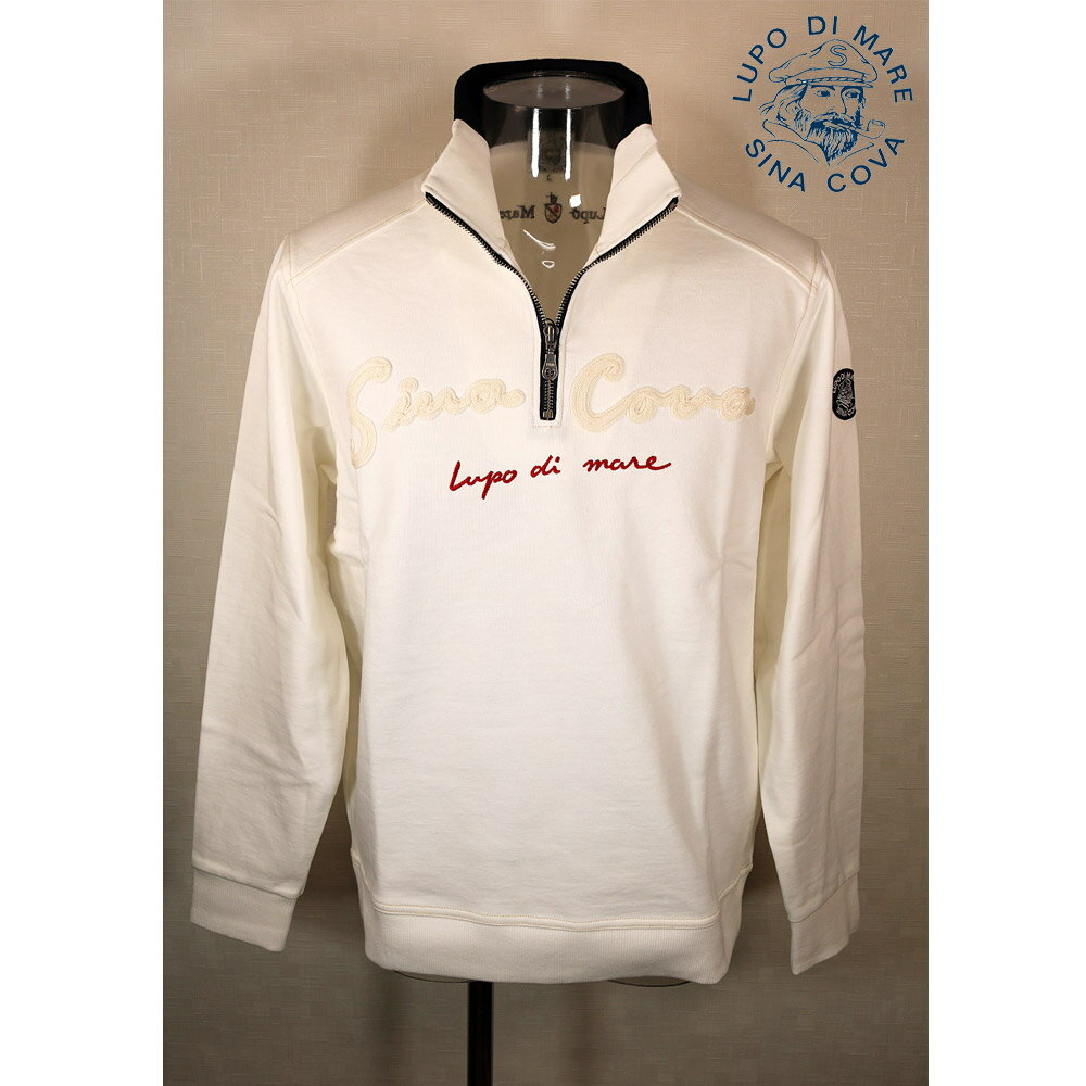 Rakuten - ★シナコバ【*001*】2024・春・夏＜30%OFF＞ ジップトレーナー＜Lサイズ・LLサイズ＞オフホワイト--ec14・ec15