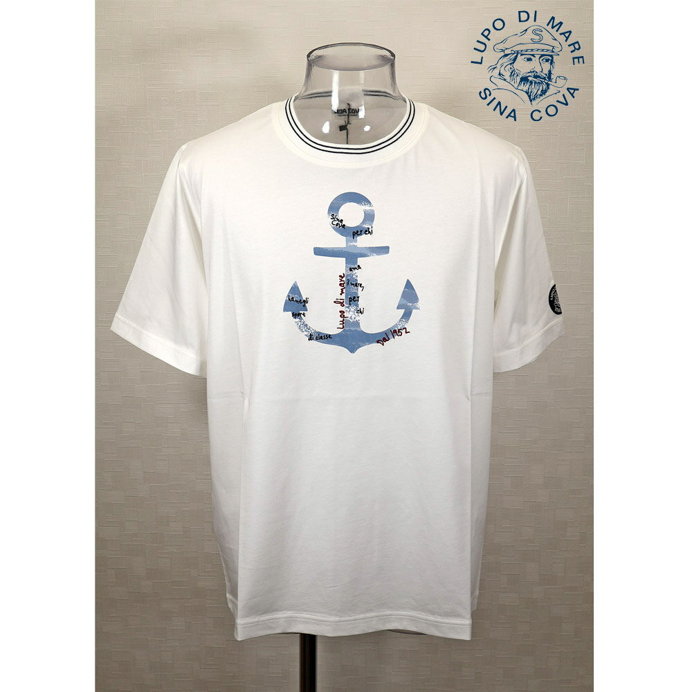 ★シナコバ【*001*】2024・春・夏＜30%OFF＞ 半袖Tシャツ＜Lサイズ・LLサイズ＞オフホワイト-ec129・ec130