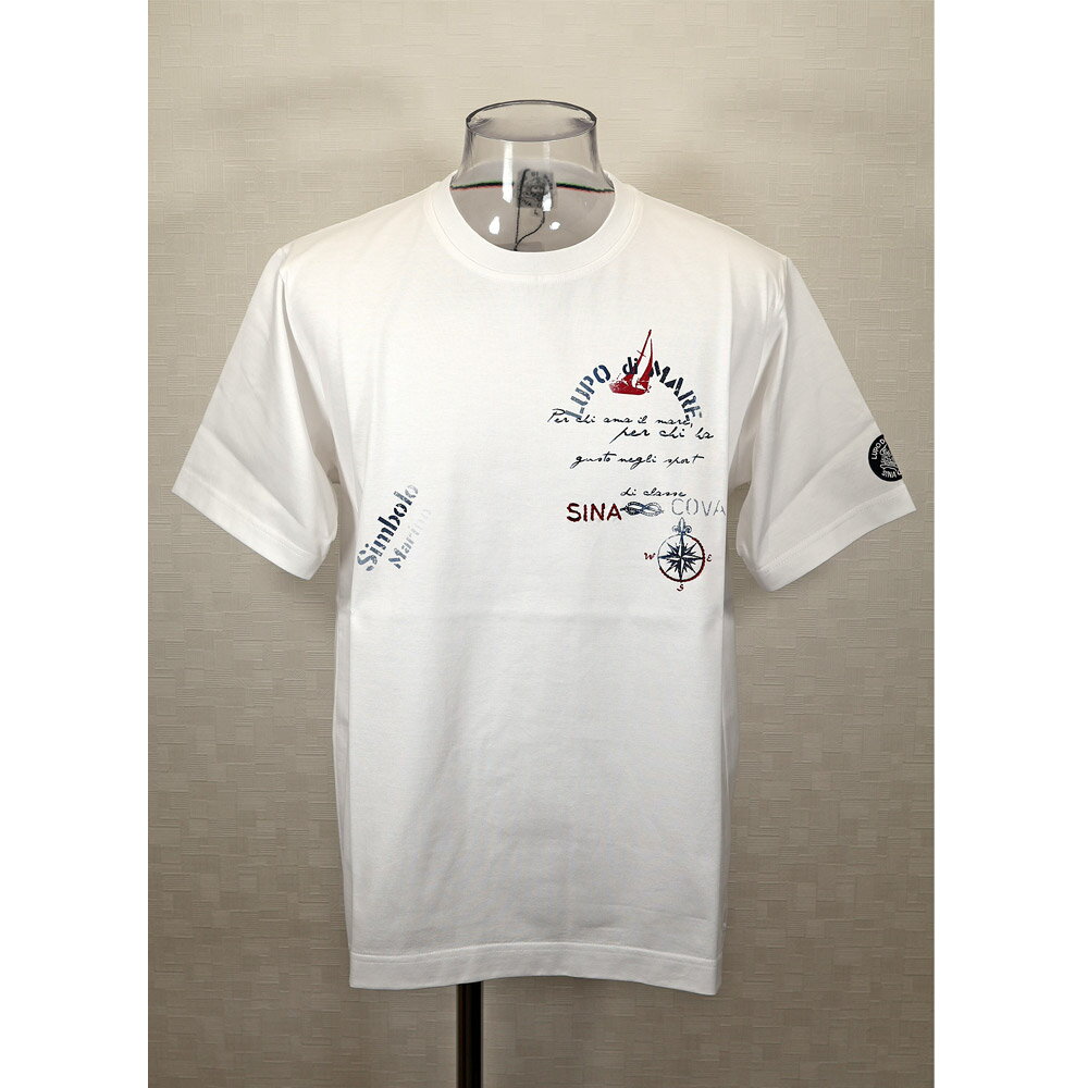 ★2024 春夏 新作 シナコバ半袖Tシャツ＜Lサイズ・LLサイズ＞ホワイト-ec137・ec138