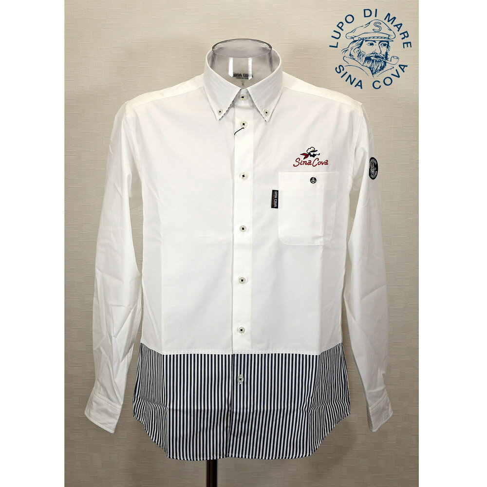 Rakuten - ★2024 秋冬 ・ シナコバ【*001*】【ebee】40％OFF・長袖ボタンダウンシャツ＜Mサイズ・Lサイズ・LLサイズ＞-ee02・ee3・ee4