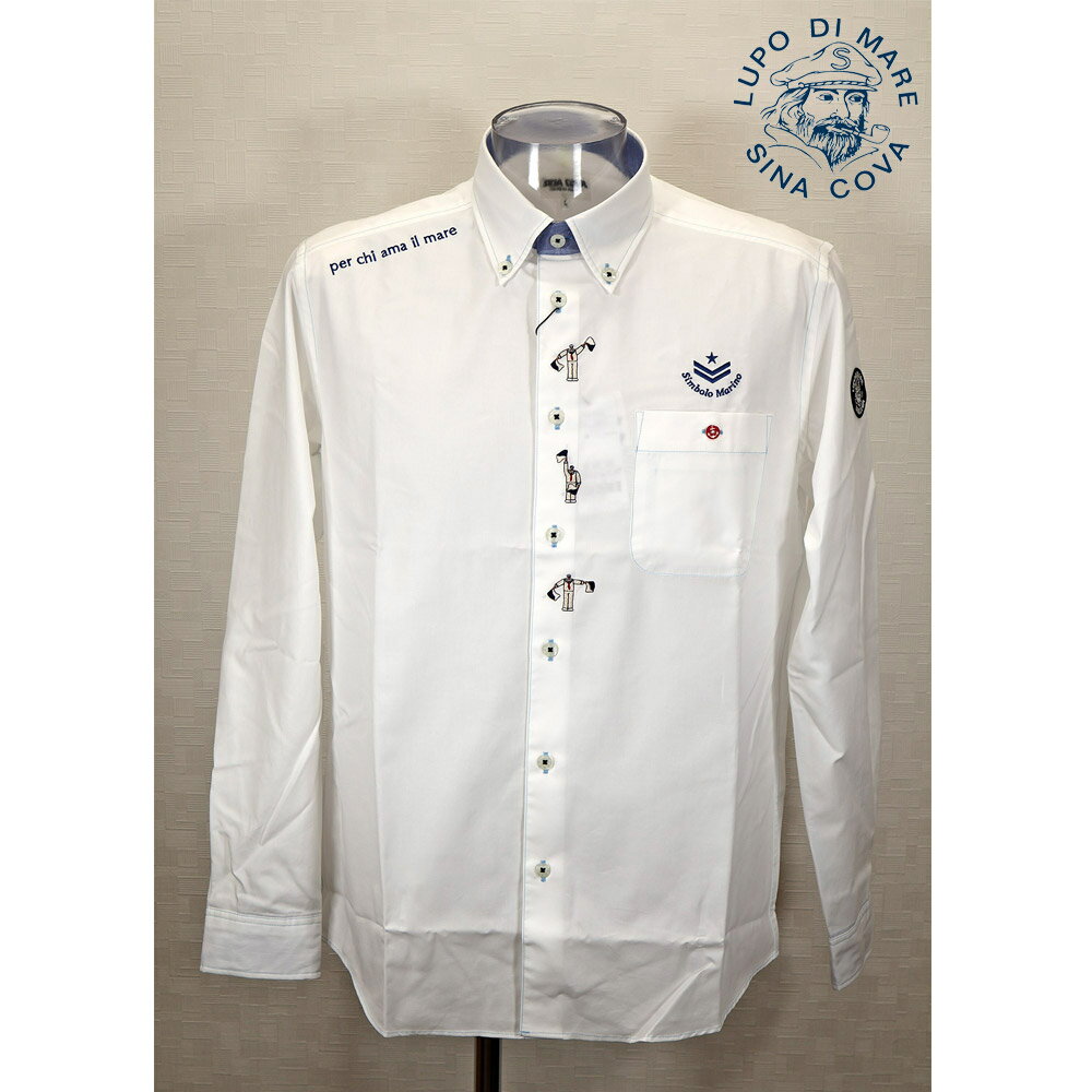 ★2024 秋冬 ・ シナコバ【*001*】【ebee】30%OFF・長袖ボタンダウンシャツ＜Lサイズ・LLサイズ＞-ee5・ee6