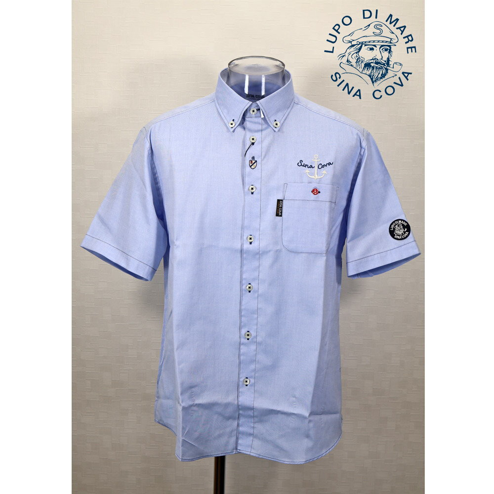Button-Down Shirt - ★シナコバ　【*001*】2026・春夏・新作・半袖　ボタンダウンシャツ＜Mサイズ・Lサイズ・LLサイズ＞-eh231・eh232・eh233