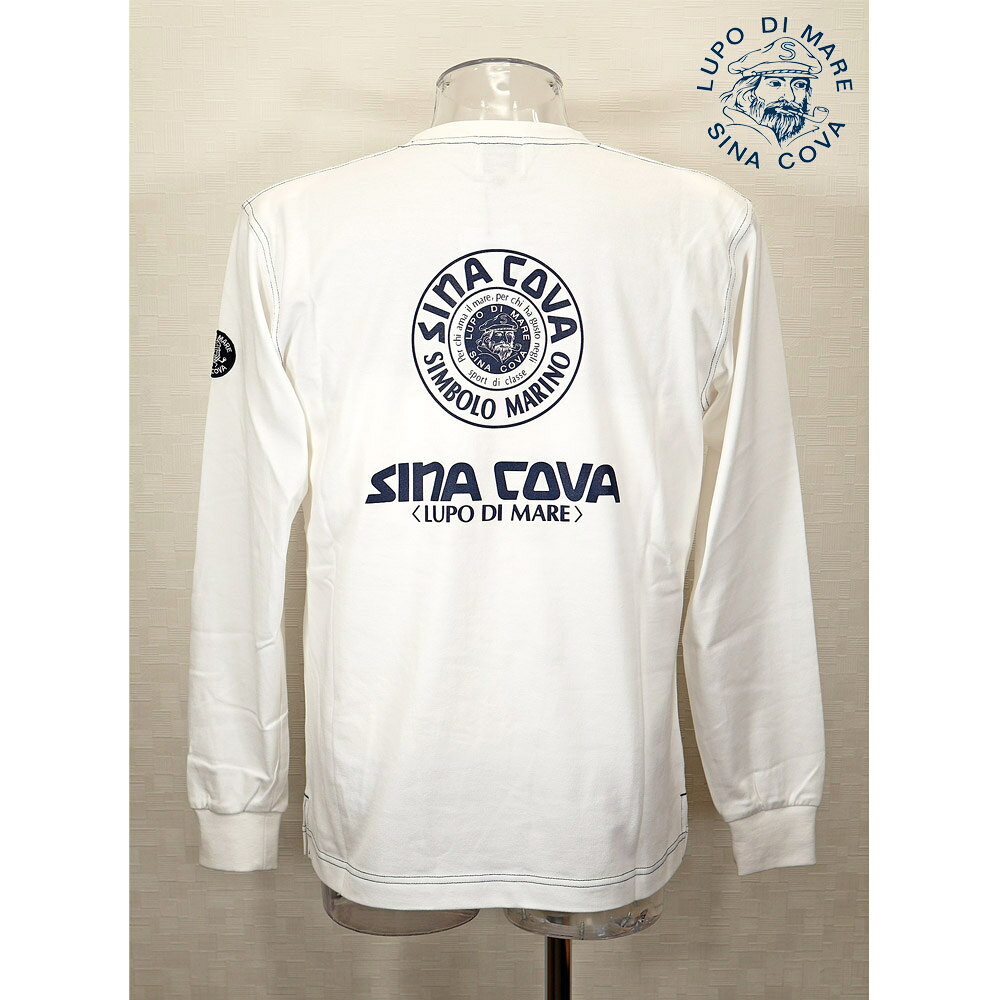 Rakuten - ★シナコバ【*001*】＜40％OFF・SINA COVA & Guest-One コラボTシャツ　限定品＞秋冬長袖Tシャツ＜キングサイズ＞白-kt206