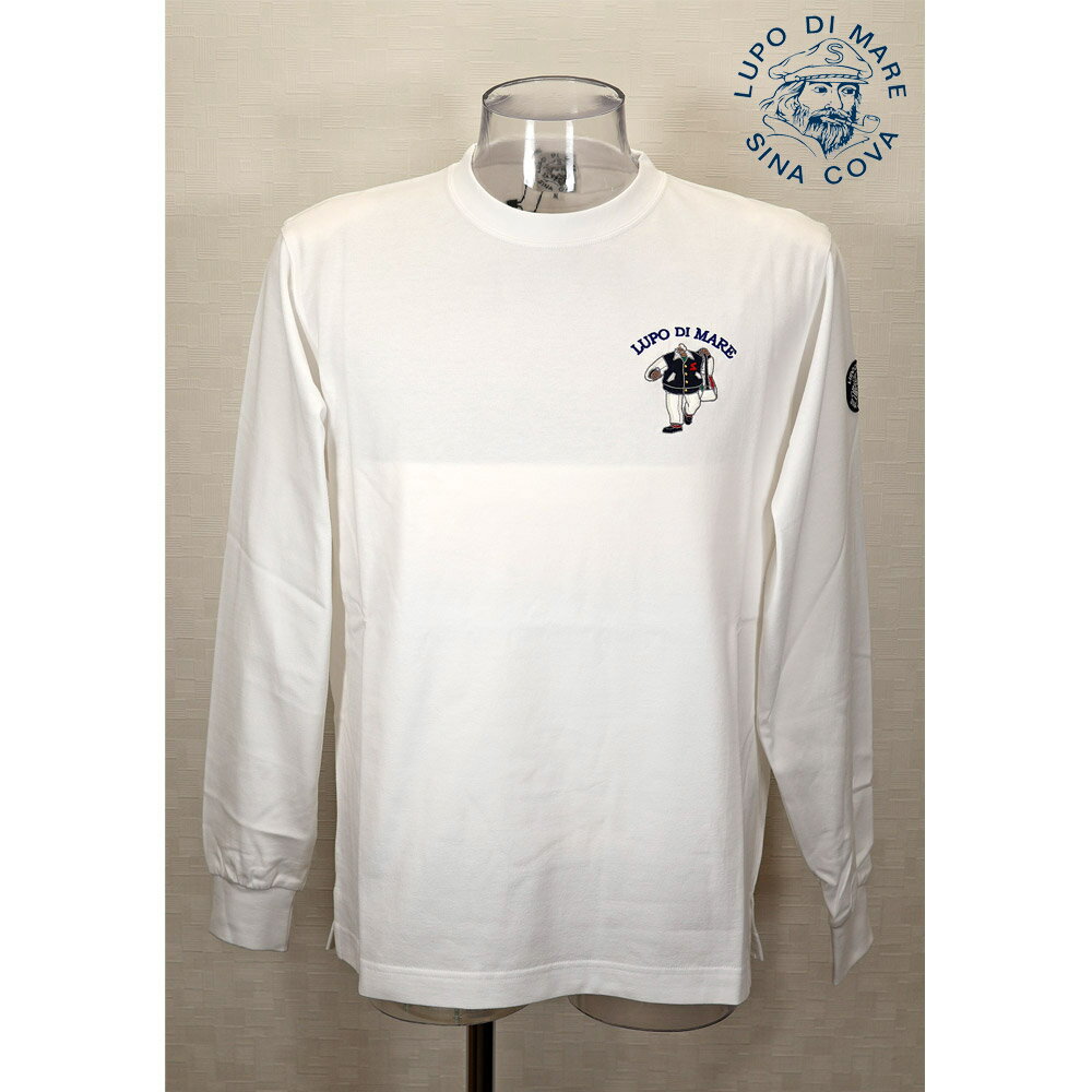 ★シナコバ【*001*】＜20％OFF・SINA COVA & Guest-One コラボTシャツ 限定品＞秋冬長袖Tシャツ＜M・L・LL・サイズ＞白・kt296-kt298・kt300