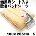 敷きパッド シングル 100×205 備長炭わた 四層式 ボリューム 暖かい アクリル 大津コーポーレーション 増量 敷パット シーツ 四層構造 敷パット 敷パッド 敷きパット 無地 ベージュ ムジ 備長炭シート アクリル100%(3)