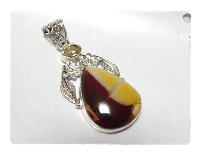 南国調のリーフ&フラワーのシルバー...