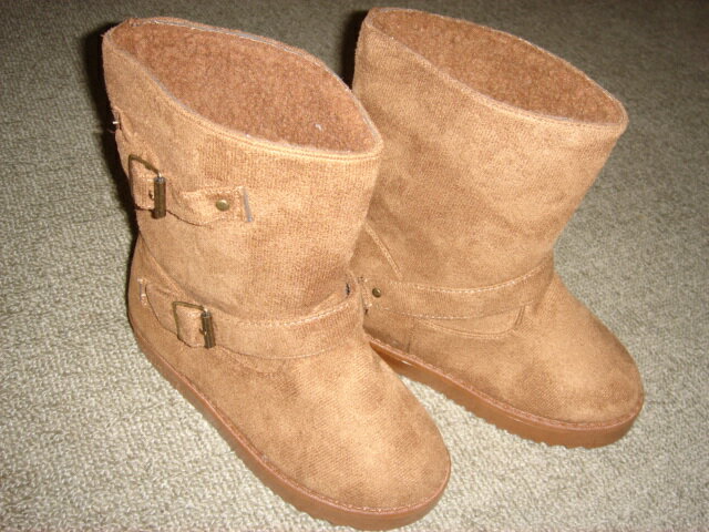 ★ベビー ボア付ムートンブーツ NO-YA5899241 ブラウン。