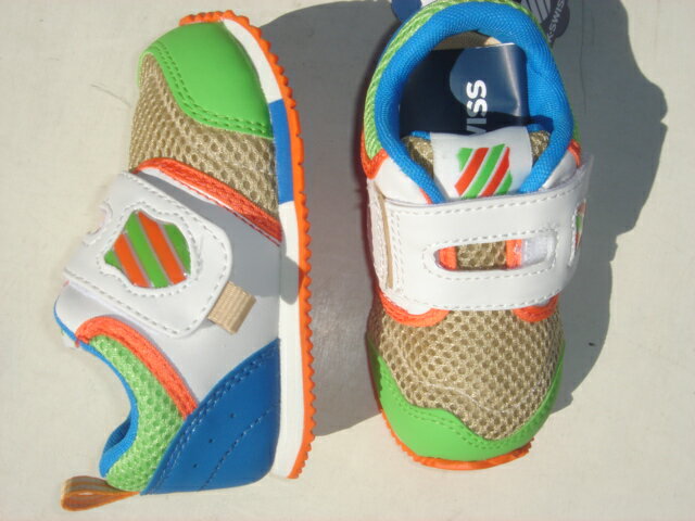 ★K-SWISS ベビースニーカー　KS CHI114 BG/GRN。
