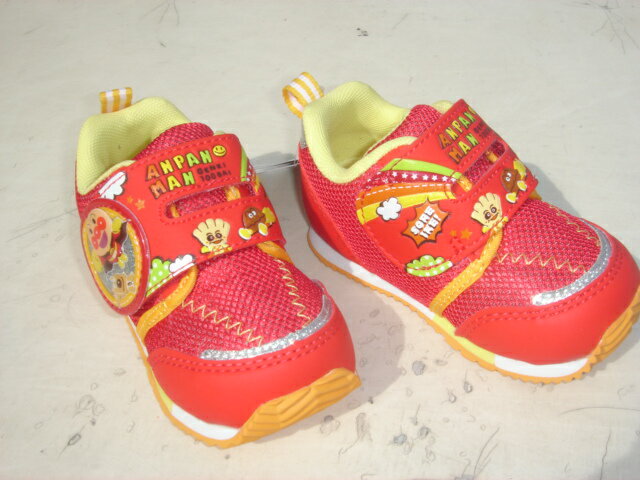 ★MOONSTAR BABYSHOES アンパンマン APM B09 RED。