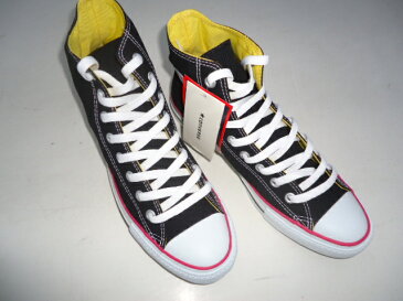 ★CONVERSE ALL STAR POPPER HI NO-1R124 BLACK/YELLOW/ROSE PINK。