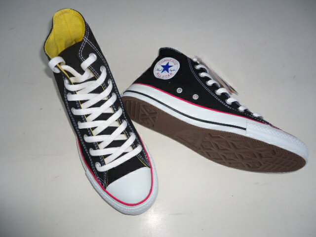 ★CONVERSE ALL STAR POPPER HI NO-1R124 BLACK/YELLOW/ROSE PINK。