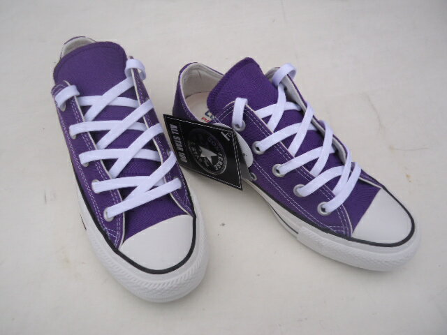 ★特別仕様!!CONVERSE ALL STAR NO-100 COLORS OX NO-1SC153 ROYAL PURPLE。