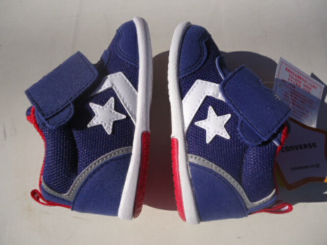 ★CONVERSE FIRST☆STAR BABYシューズ　MINI RS2 NVY/WHT。