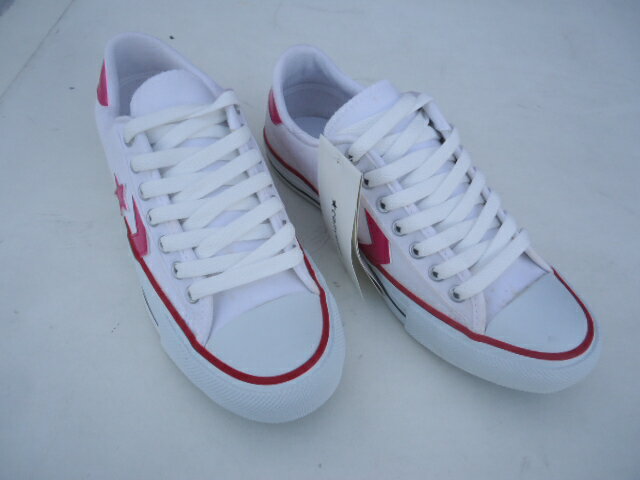 ★訳あり！CONVERSE ALLSTAR CV TOWNTEEN PT 5CJ222 WHITE/PINK US-4,5(23,5cm)。