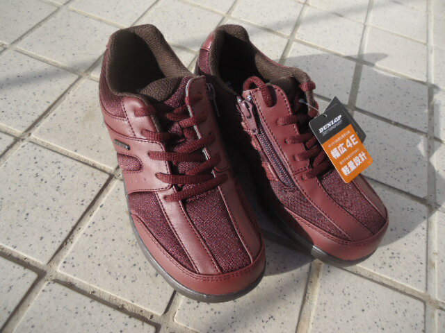 ★ダンロップコンフォートウオーカーNO-DC425 幅広EEEEワイン。