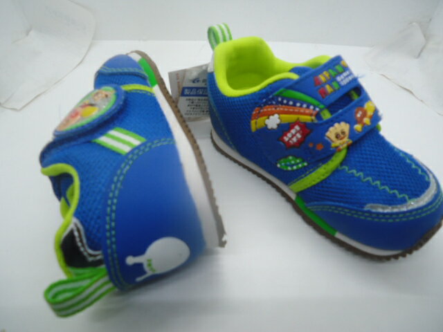 ★MOONSTAR BABYSHOES アンパンマン APM B09 BLUE。