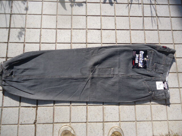 ★outgear jeans ワンタックロングニッカズボン NO-G025 BLACK(C-4)。