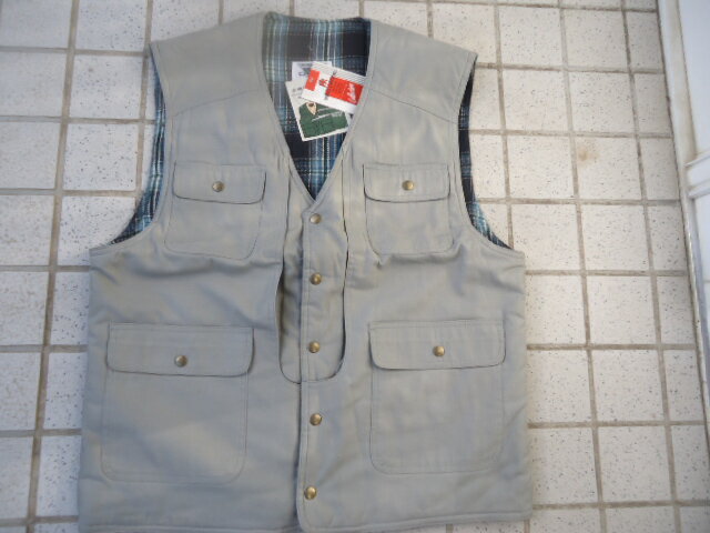 Rakuten - ★WOOD CRANE 裏格子ボア 防寒ベストNO-YG7505 カーキ 。