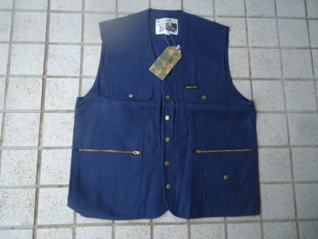 Rakuten - ★RUCK DAM ハイジュネスベスト NO-3502 綿100％ NAVY。