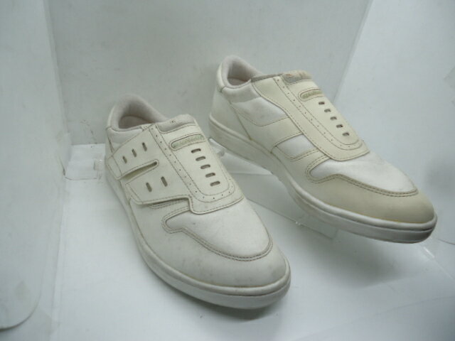 ★訳アリ!!DUNLOP MAXRUN Light NO-DL801 SLIP グレー 幅広EEE 25cm。