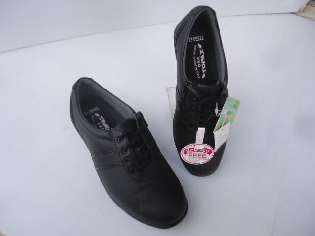 ★トパーズコンフォート NO-4805 幅広EEEE BLACK。