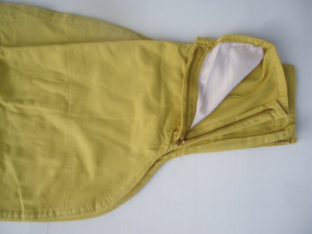 ★楽々鳶！！超ロング八分乗馬ズボン 綿100％ NO-1995-34 イエロー。