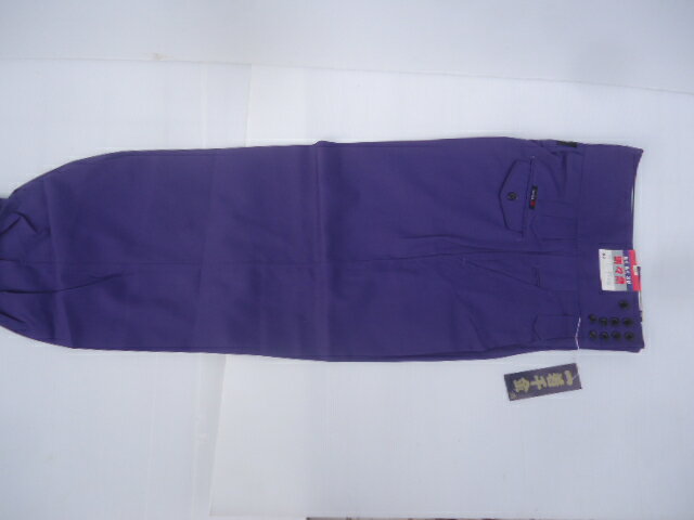 ★楽々鳶！ワンタック胴付きロングニッカ NO-1990-21 パープル。