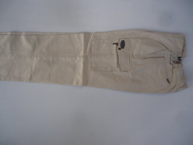 Rakuten - ★WOODCRANE ワンタック米式パンツ NO-7520 ベージュ(C-1) M(73-79cm)。