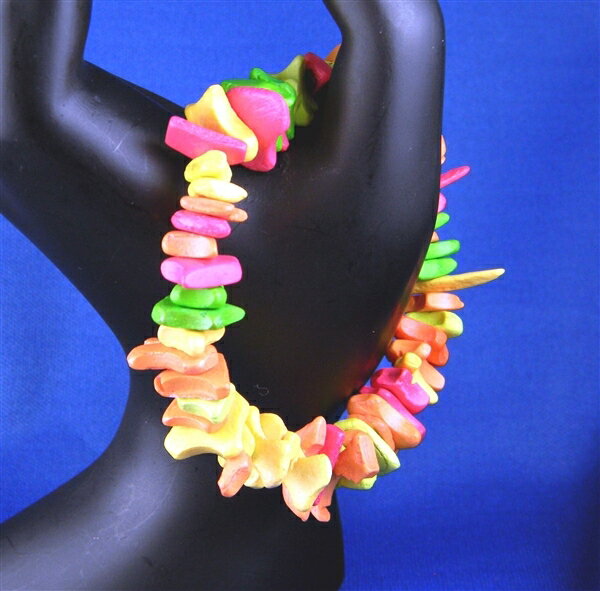 ビーズブレスレット・ウッド/木・パズルカット/天然素材/メール便可在庫限り価格