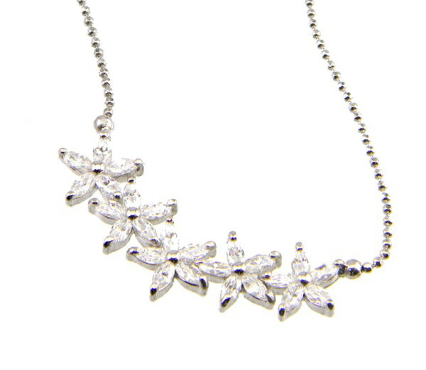 Rakuten - 花連ストーンネックレス/メール便可【ギフト包装無料】