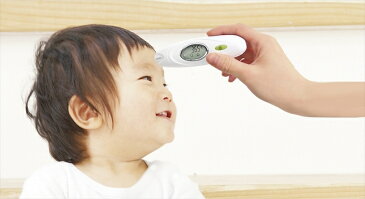 ドリテック 赤外線体温計 TO-300WT【おでこ 耳 あかちゃん 赤ちゃん ベビー せきがいせん 赤外線 すぐ測れる】
