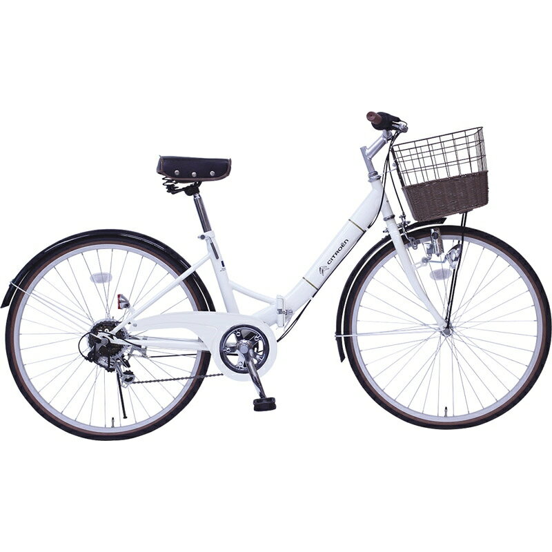 6段変速 FD-MINIVELO206SG MG-CTN206G 折りたたみ自転車 折り畳み CITROEN/ ミムゴ 折畳み シトロエン ホワイト