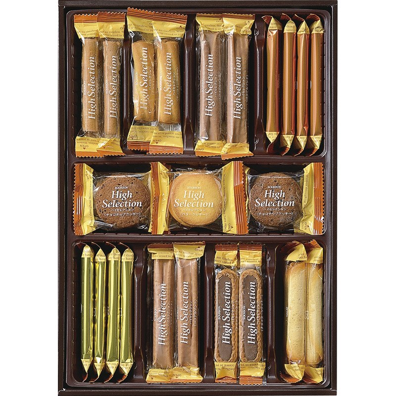 【お菓子 詰め合わせ 】ブルボン ハイセレクション HS-10【クッキー エリーゼ 詰め合わせ ギフトセット バレンタイン 誕生日 プレゼント 贈り物 贈答品 残暑見舞い お歳暮 人気 新築祝い 母の日 お菓子 お返し 洋菓子 スイーツ 製菓 焼き菓子】[tr]