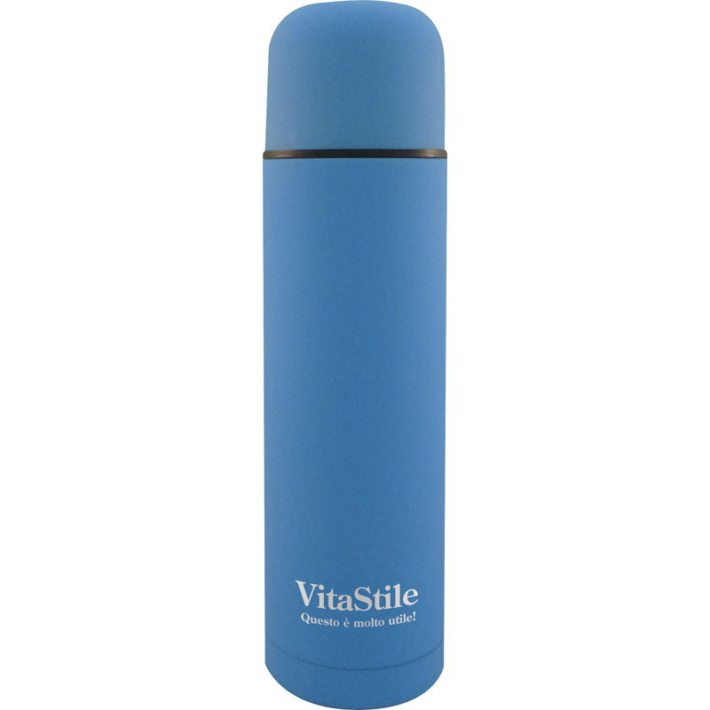 ステンレスボトル 500mL ブルー KS-1904[tr]