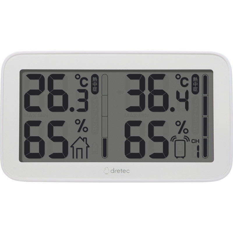 別売の子機を2台増設することで4か所の測定ができます離れた場所の温度・湿度を測定してモニタリング。複数の部屋の温湿度管理に。・熱中症/インフルエンザ警告表示付・最高/最低温湿度がわかる・置掛兼用●内容：親機：25×153×87mm、子機：24×51×113mm●化粧箱入(165×155×35mm) 396g 単3電池2個使用(内蔵) ●材質：ABS樹脂●加工地：中国■さまざまなギフトアイテムをご用意しております。 内祝 内祝い お祝い返し ウェディングギフト ブライダルギフト 引き出物 引出物 結婚引き出物 結婚引出物 結婚内祝い 出産内祝い 命名内祝い 入園内祝い 入学内祝い 卒園内祝い 卒業内祝い 就職内祝い 新築内祝い 引越し内祝い 快気内祝い 開店内祝い 二次会 披露宴 お祝い 御祝 結婚式 結婚祝い 出産祝い 初節句 七五三 入園祝い 入学祝い 卒園祝い 卒業祝い 成人式 就職祝い 昇進祝い 新築祝い 上棟祝い 引っ越し祝い 引越し祝い 開店祝い 退職祝い 快気祝い 全快祝い 初老祝い 還暦祝い 古稀祝い 喜寿祝い 傘寿祝い 米寿祝い 卒寿祝い 白寿祝い 長寿祝い 金婚式 銀婚式 ダイヤモンド婚式 結婚記念日 ギフトセット 詰め合わせ 贈答品 お返し お礼 御礼 ごあいさつ ご挨拶 御挨拶 プレゼント お見舞い お見舞御礼 お餞別 引越し 引越しご挨拶 記念日 誕生日 父の日 母の日 敬老の日 記念品 卒業記念品 定年退職記念品 ゴルフコンペ コンペ景品 景品 賞品 粗品 お香典返し 香典返し 志 満中陰志 弔事 会葬御礼 法要 法要引き出物 法要引出物 法事 法事引き出物 法事引出物 忌明け 四十九日 七七日忌明け志 一周忌 三回忌 回忌法要 偲び草 粗供養 初盆 供物 お供え お中元 御中元 お歳暮 御歳暮 お年賀 御年賀 残暑見舞い 年始挨拶 話題 大量注文 お土産 グッズ 販売 ビジネス 春夏秋冬 女性 男性 女の子 男の子 子供 新品 バレンタイン ハロウィン ランキング 比較 来場粗品 人気 新作 おすすめ ブランド おしゃれ かっこいい かわいい プレゼント 新生活 バースデイ クリスマス 忘年会 抽選会 イベント用 ノベルティ 販促品 ばらまき お取り寄せ 人気 激安 通販 お返し おしゃれ おみやげ お土産 手土産 おすすめ 贅沢 絶品 高級 贈答用 贈答品 贈り物 ギフトセット おいしい 美味しい お中元 御中元 景品 販促品 母の日 父の日 詰め合わせ 詰合せ つめあわせ のし 熨斗 2025 人気ランキング 売上ランキング お歳暮 御歳暮 お年賀 御年賀 贈答用 贈答品 賞品 通販 ネット販売 定番 売れ筋 お礼 まとめ買い プチギフト お返し 贈り物 感謝 お取り寄せ 配達 おすすめ 粗品 ベストセラー 景品 ネット プレゼント 3980円以上で送料無料