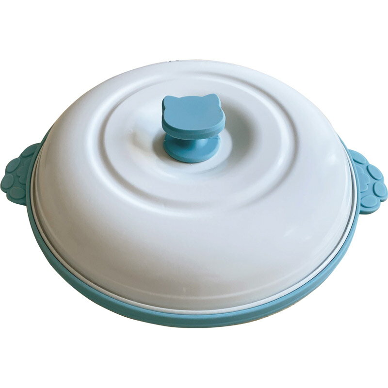 chef 猫鍋レンジパン ブルー 70202[tr]