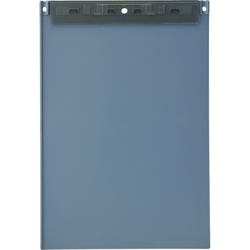 リヒトラブ 超薄型クリップボード(抗菌) スレートブルー A2067-11