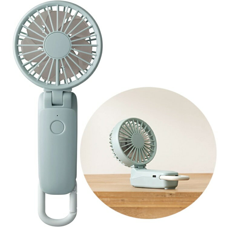 【7/18入荷予定】 リズム 2024 ハンディファン [国内メーカー] 首掛け 静音 USB充電式 強力 弱でも涼しい DCモーター 2重反転ファン カラビナ 小型 携帯扇風機 にも 卓上扇風機 にもなる Silky Wind Mobile 3.1 ミズイロ 正規品 9ZF036RH04[zk]のサムネイル