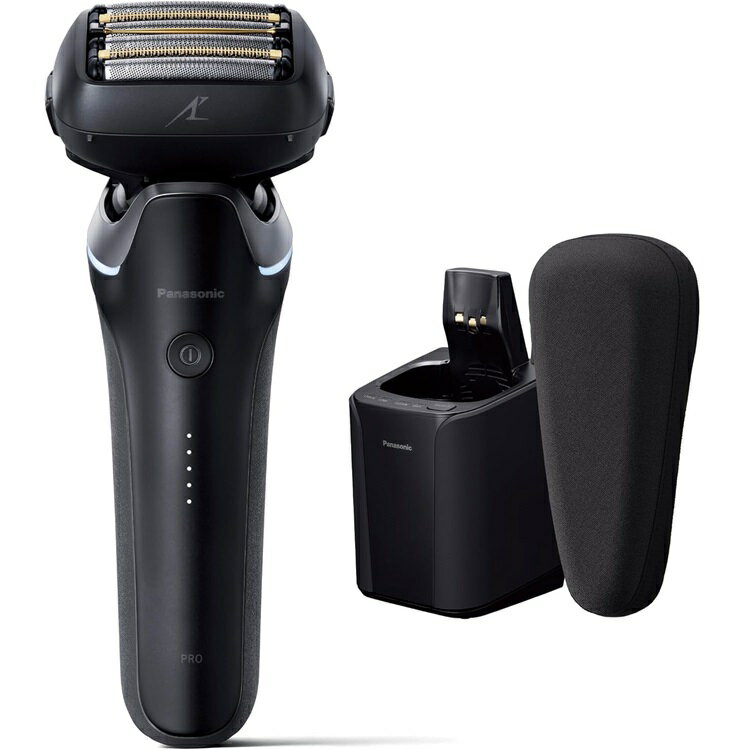 送料無料 パナソニック Panasonic メンズシェーバー LAMDASH(ラムダッシュ)PRO 6枚刃 全自動洗浄充電器・セミハードケース付き クラフトブラ...